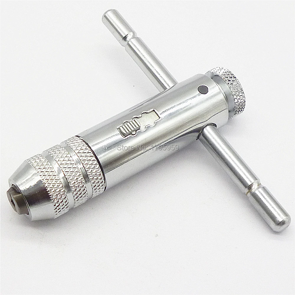 3mm 8mm Reversible T Handle Ratchet Tap Wrench M3 M8 Tapping Threading