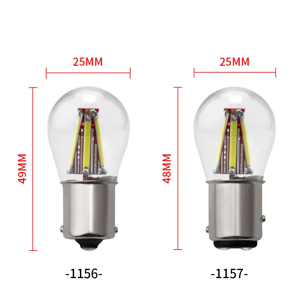 1 шт 1156 1157 4 светодиодный нити BAY15D автомобиля обратный резервный стоп лампочка для фонарей стоп-сигналов строб вспышки сигнальная лампочка