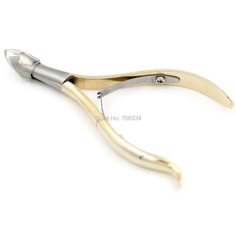 Pedicure Unha Nipper Garfo Duplo Handle Jateamento Encravada Manicure Unhastools Pro12