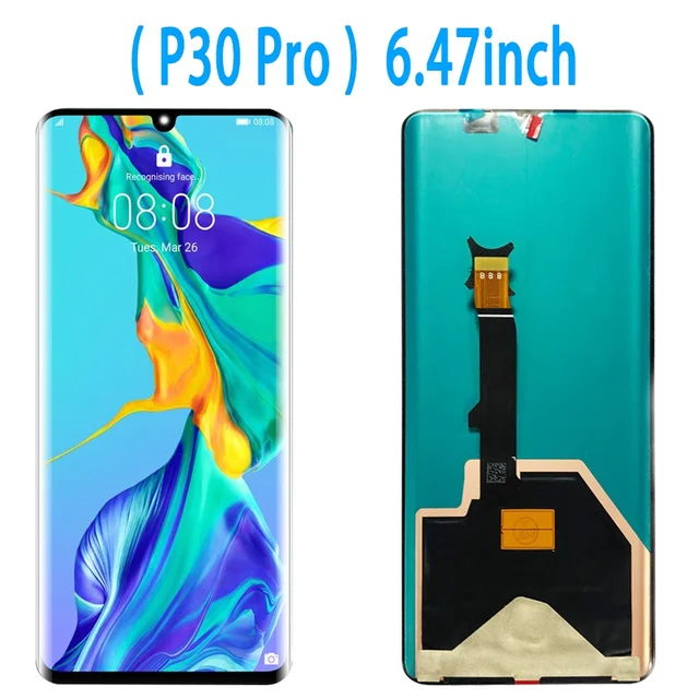 Original P30 LCD Huawei P30 Pro Display Touch Screen Digitizer ELE L09