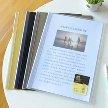 1 шт. прозрачный контракт хранения информации Тесты доклад стержень длиной папка A4 этот отрывными листами клип офисная техника