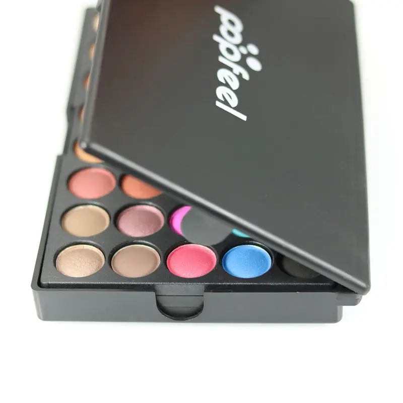 POPFEEL 120 Цвета Gliltter Make Up Palette Тени матовой Pallete мерцание и блеск Обнаженная палитра