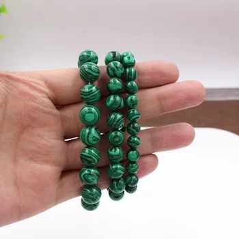 Bracelet Malachite 6mm