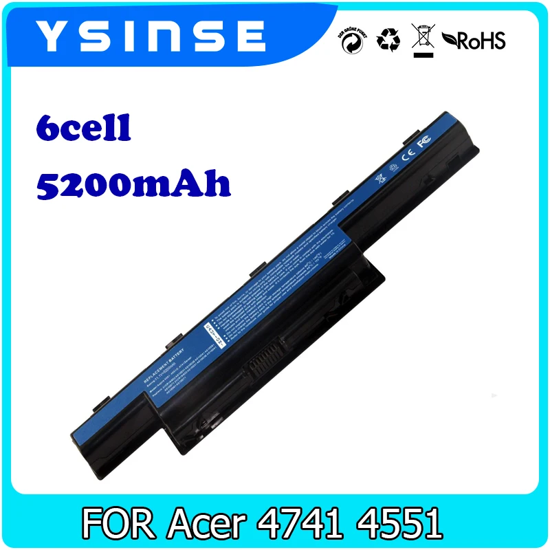 

Laptop Battery For Acer Aspire AS10D31 AS10D41 AS10D51 AS10D61 AS10D71 AS10D73 AS10D75 AS10G3E 5742G 5750g 5741G 4741 4551 5741G