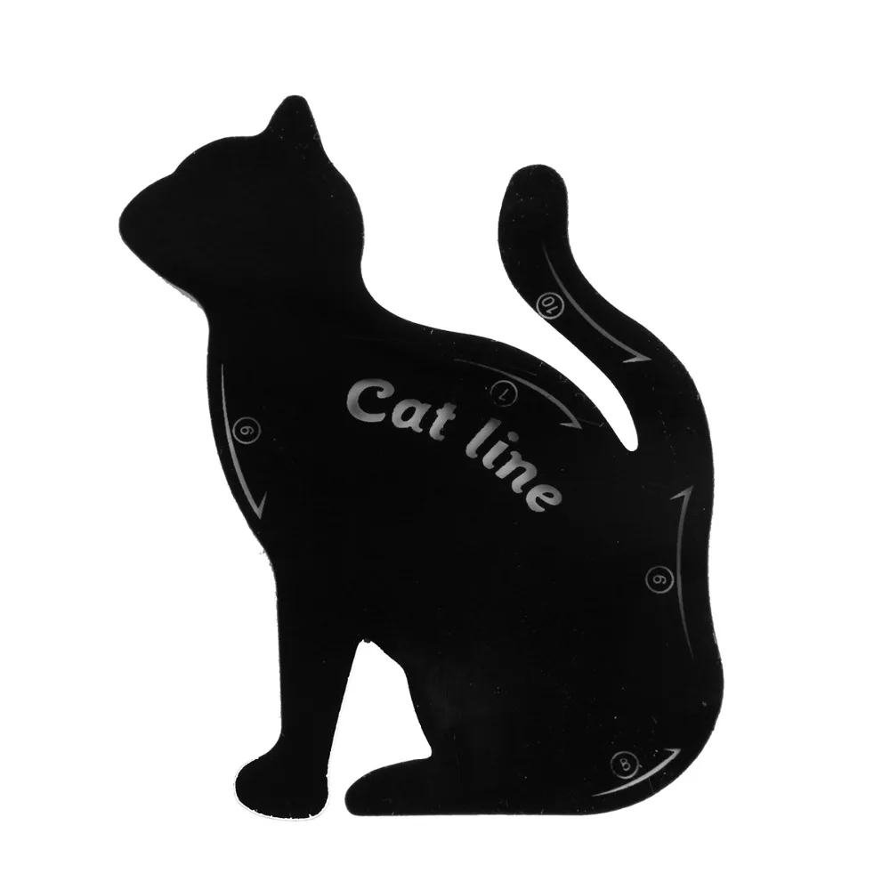

2Pcs/Set New Cat Line Eyebrow Makeup Stencils Templates Make up Tools Kits For Eye stencil painted eyes Guide tool