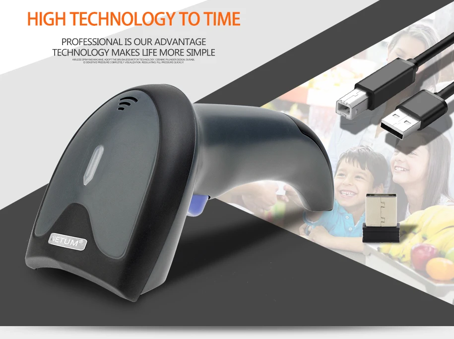 Arrival sem Fio Scanner de Código de Barras Leitor de Código de Barras Scanner a Laser sem Fio - com Fio para Windows Novidades Barcode - Mac Nt-w8 2020 2.4g 2d 10 Cheap bar code reader