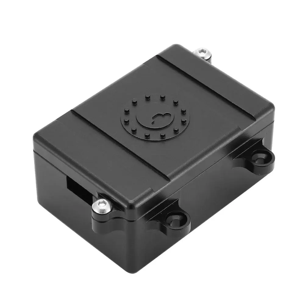 

Receiver Box RC Car Radio Box Decoration Tool Metal ESC For 1/10 RC Rock Crawler Car Axial SCX10 RC4WD D90 D110 D130