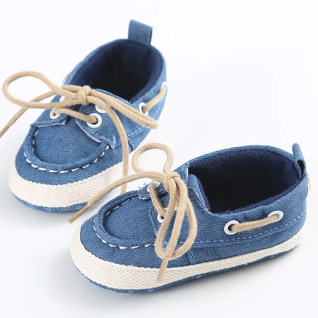 2019 Baby First Walkers Toddler Baby Newborn Girl Boy Denim Soft Sole Toddler Infant Prewalker Sneaker Bandage Shoses 0-18M 5