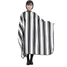 Мода салон полоса Парикмахерская накидка для парикмахерской Парикмахерская обёрточная водонепроницаемый чехол фартук Парикмахерская Ткань