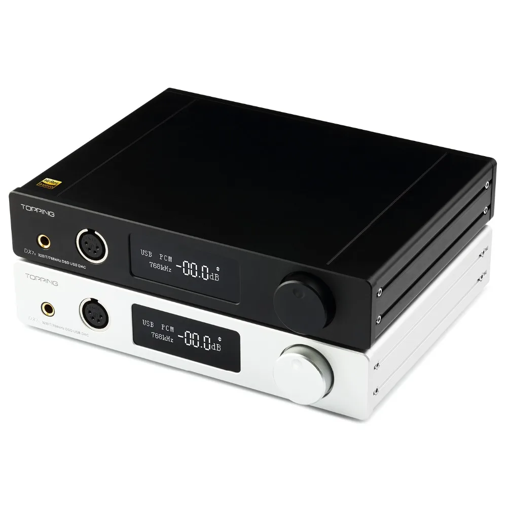 Topping DX7S 2*ES9038Q2M 32Bit/768K DSD512 DSD USB Full Balanced DAC Headphone Amplifier