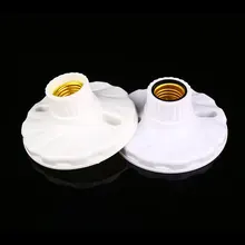 4 шт. Высокое качество E27 Цоколи сопротивление давления винт Резьба порт патрон лампы огнестойкий пластиковый цоколь лампы