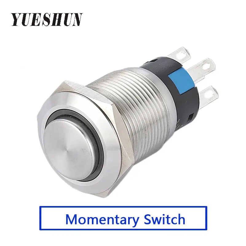 Wholesale 19mm Momentary Light Switches High head Electrical Equipment