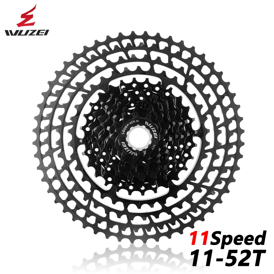 WUZEI MTB 11 скоростей 11-50T 11-52T кассета 365g Сверхлегкий велосипед свободного хода 11t Запчасти для велосипеда горный для Shimano M9000 M8000