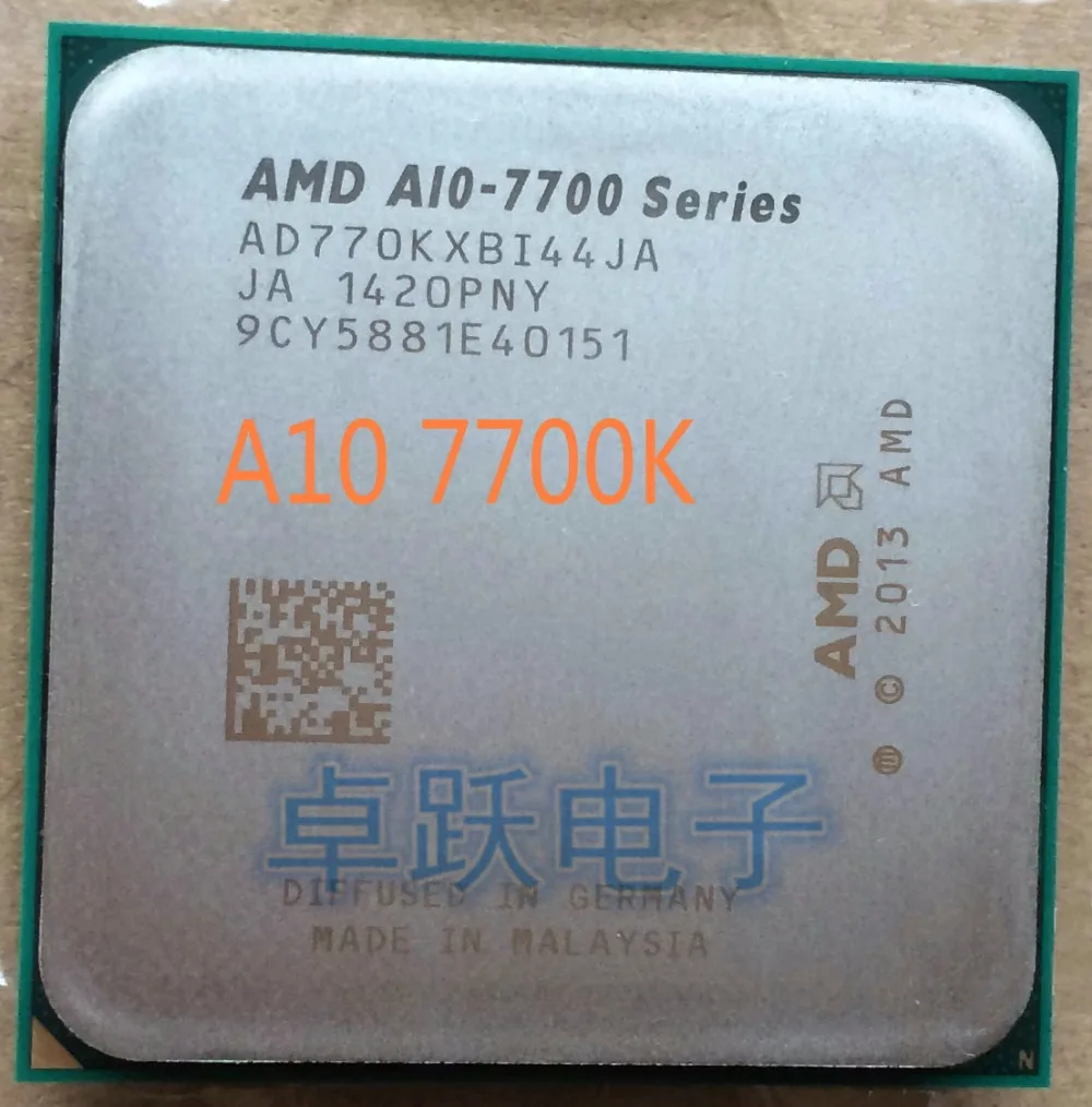 AMD A10 Series A10 7700K A10 7700 A10 7700K 3.4 GHz Quad Core CPU ...