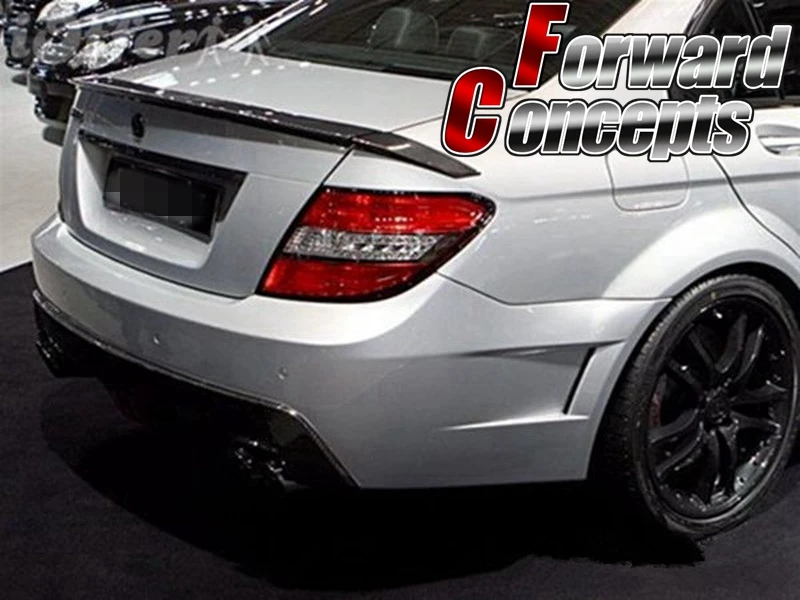 

CARBON FIBER MERCEDES BENZ 2007-2012 W204 C-CLASS 3-PCS REAR WING TRUNK SPOILER