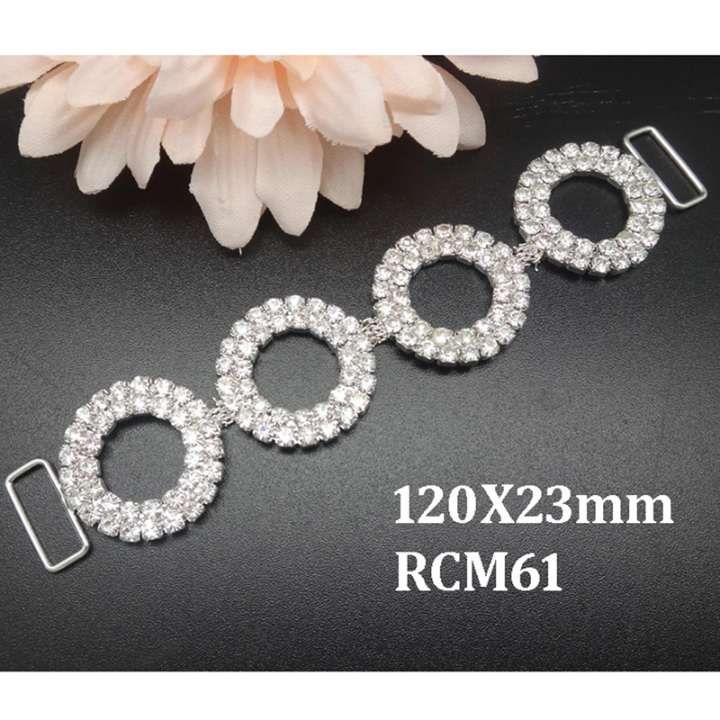 

4.7inch rhinestone connector Bikini Connectors Crystal connectors 10pcs RCM61
