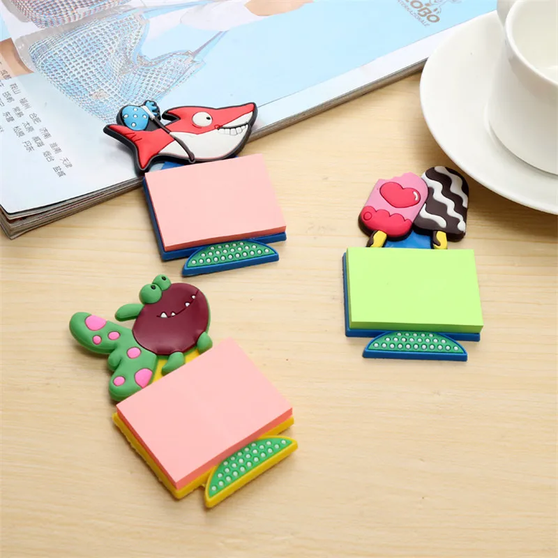 Cartoon series America and Europe style sticky notes fridge magnets cat modeling home decoration Daily tip toys