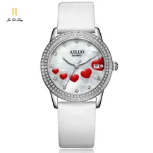 Brand Luxury Trend Fashion Ladies Dress Casual Quartz Watch Women Diamond Wrist Watches Colorful Leather Strap Calendar Relogio