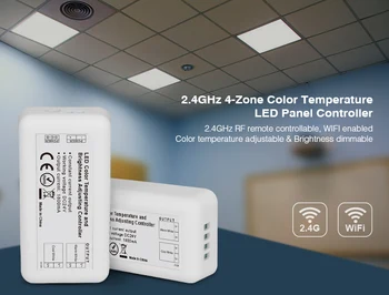 

Milight FUT023 24V 2.4G RF WIFI 2.4GHz 4-Zone Color Temperature Brightness adjusting LED dimmer controller