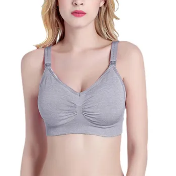 

Nursing Bra Breast Feeding Maternity Wire free Bra Breastfeeding Push Up Pregnant Underwear Tank Top cross