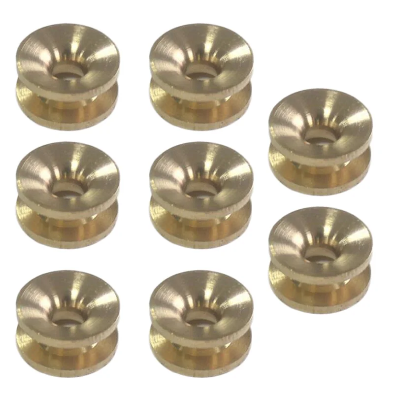 

New 8pcs Brass Strimmer Eyelet For Common 2 Line Trimmer Brush Head Brushcutter Lawn Mower Accessories