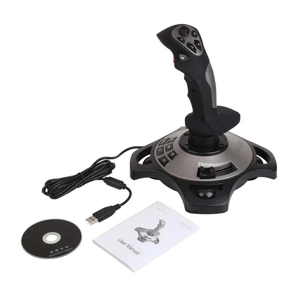 Gasky Professional 4 Axles Usb Joystick Simulator Rocker Game Gaming