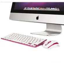 Maorong торговые мини Беспроводной оптический Мышь тонкий алюминиевый корпус Для iMac клавиатуры и Мышь Набор Для iMac 21.5 Дюймов Desktop