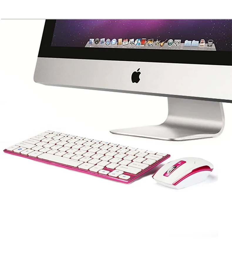 

MAORONG TRADING Mini Wireless Optical Mouse slim aluminum case for imac keyboard and mouse set For iMac 21.5 inch desktop