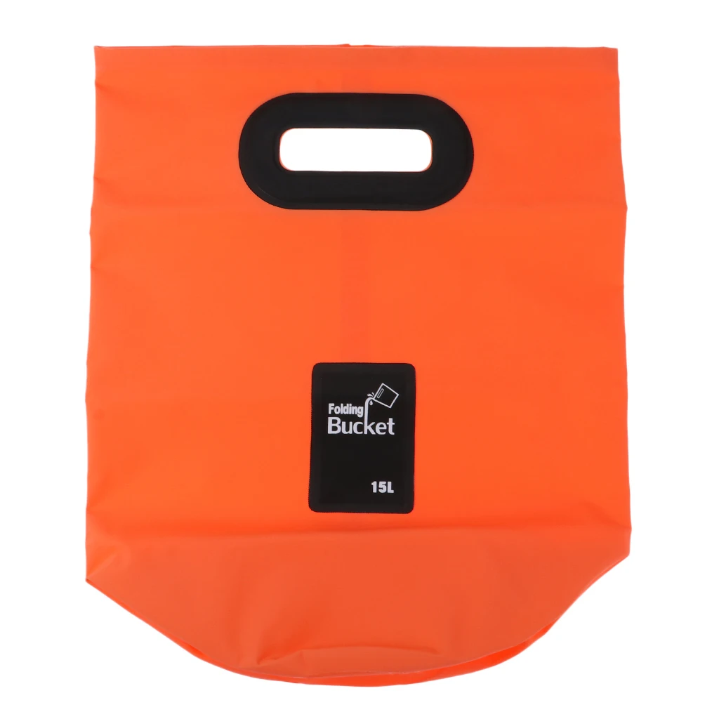 Foldable Camping Bucket Trash Can Living Room Garbage Bin Washing Laundry Picnic Lunch Bags For Women Kids 
