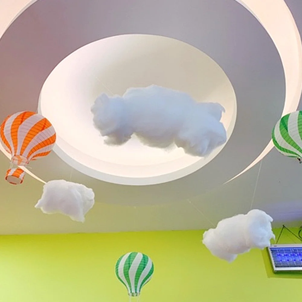 Simulation Cotton Cloud Hanging Decor White Soft Romantic Clouds