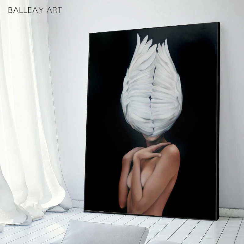 BALLEAY ART Nodric сексуальная девушка украшение Постер и принты настенная живопись на