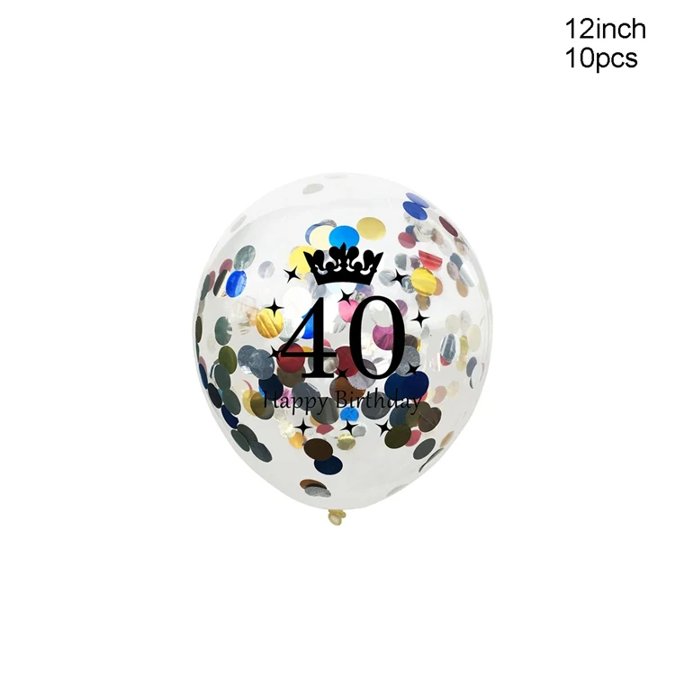 LAPHIL 40th Birthday Photo Booth Props Happy 40 Year Birthday Party Decorations Adult 40 Man Women Party Favors Photobooth Props - Цвет: 17