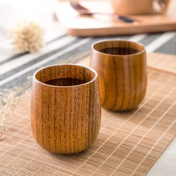 Wooden tea cups