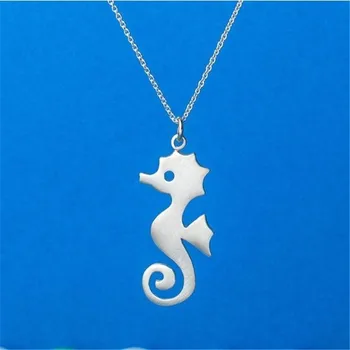 

DANGGAO Fashion cute tiny Seahorse pendant Necklace for women girls choker necklace charm gift Jewelry gold color silver color