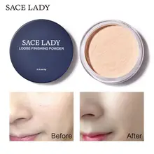 SACE LADY рассыпчатая пудра для лица белый тон контроль маслом Осветляющий консилер для лица Miss Rose Makeup Banana Loose power Maquillage