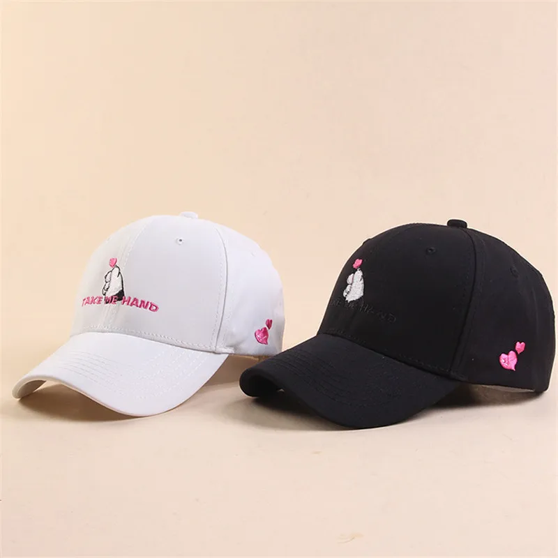 

2019 letter take me hand embroidery cotton Baseball Cap Adjustable Snapback cap for men and women 107