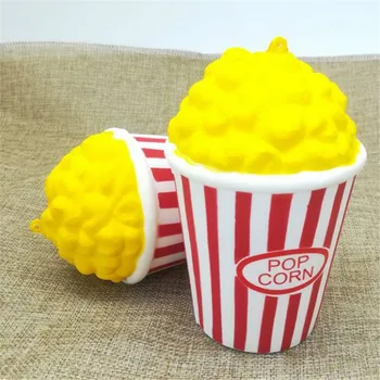 

12CM Simulation Popcorn Food Baby Toys Kids Adults Slime Squeeze Plaything Squishy Slow Rising Jumbo Cute Toys Children's Gift