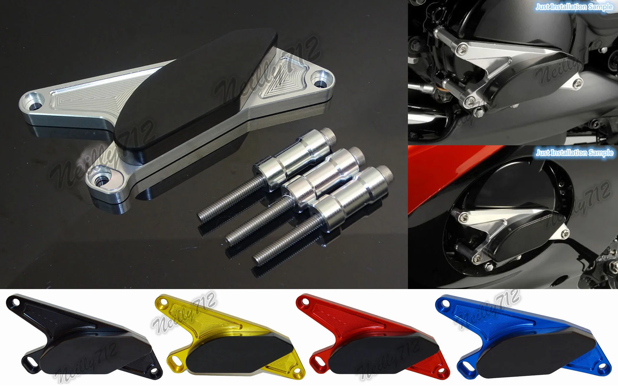 

Motorcycle Left Engine Crash Pads Frame Slider Protector For Suzuki GSXR600 GSXR750 GSXR 600 750 2006 2007 2008 2009 2010