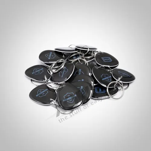 

HOMSECUR 20pcs 125KHz Proximity ID Card Keyfobs For Video Doorphone Intercom