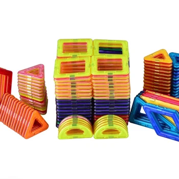 

1 PCS Big Size Magnetic Construction Magnetic Designer for Children plastic Magnetic Blocks Educational Toys For Kids Gift