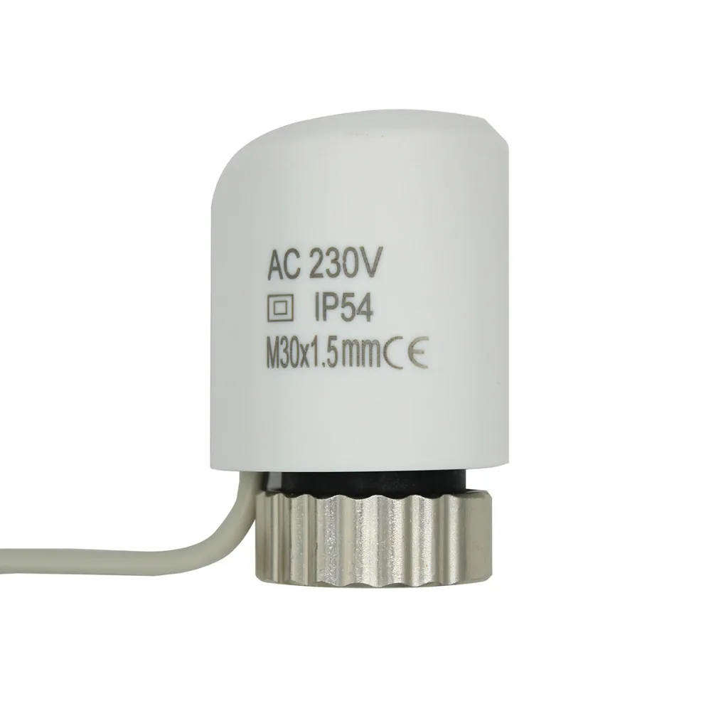 Actuador termico para suelo radiante m28 x1.5mm AC 230V AC//DC 24V normalmente abierto cerrado 220V normalmente cerrado