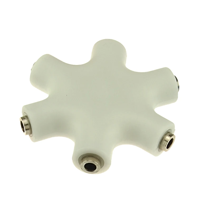 Stereo 3.5mm audio 1 to 5 female headphone audio Spiltter adapter