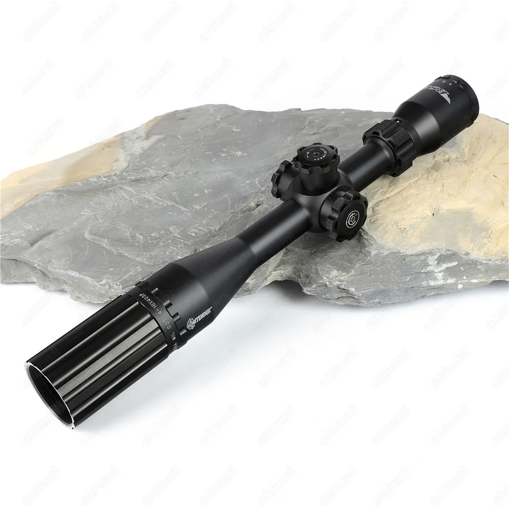 BSA Contender COMD 4-16X40 SP Hunting Riflescopes Side Parallax Mil dot Reticle Turrets Lock Reset Scope with Metal Lens Cover (6)
