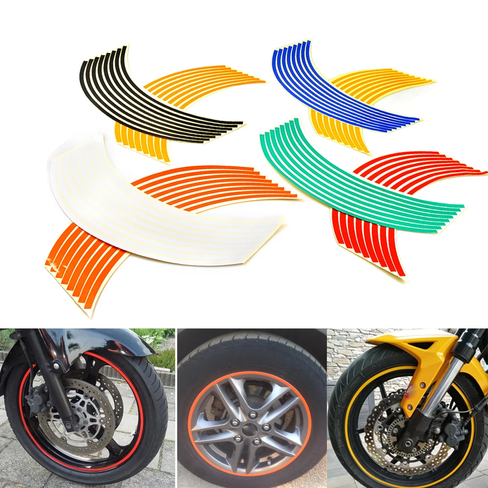 

16 pcs Reflective Motocross Bike Motorcycle Sticker For benelli triumph Yamaha KTM BWM Buell ducati Honda Husqvanrna