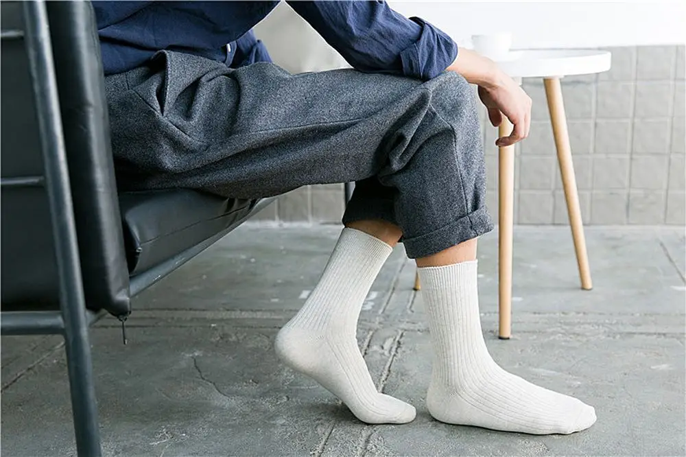 Подарочная коробка 5 пар мужские носки Calcetines HOMBRE красивые платья мужские носки повседневные модные брендовые хлопковые носки осень-зима