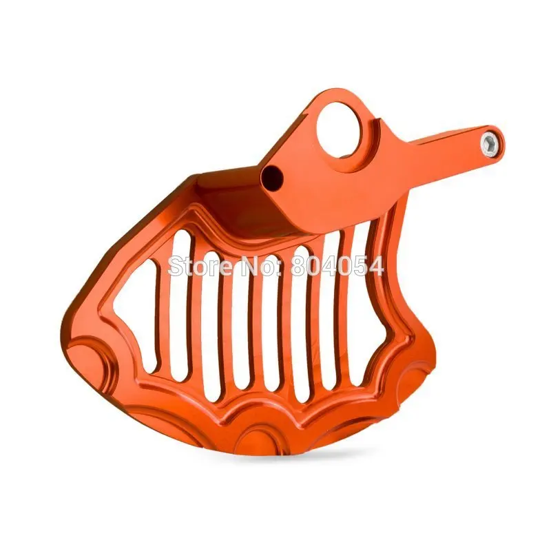 Orange Billet Front Brake Disc Guard Protector For KTM EXC/MXC/SX/XC/XC-W 125-530cc 2004-2014