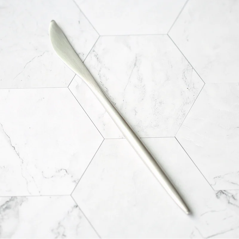 Высокое качество, португальский Западный Серебряный столовый нож из нержавеющей стали, вилка, десертная ложка для художественной фотографии