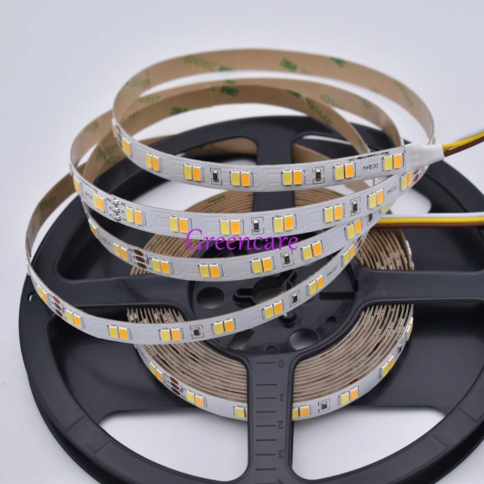 

Bright 50-55LM/led 5630 Double Color LED strip 112leds Two color stripe white+ warm white 5M/lot Non waterproof Free Shipping