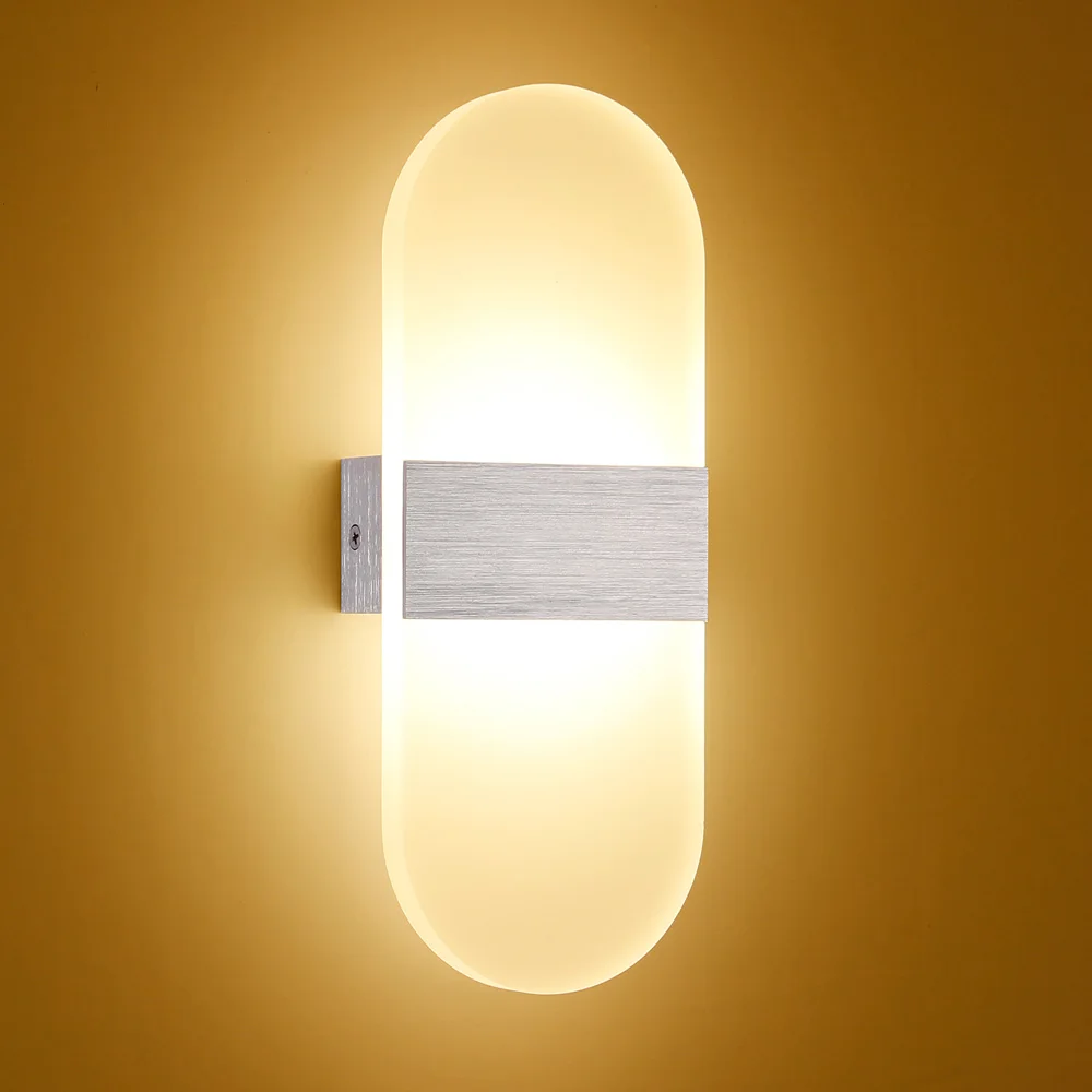 

Zerouno LED Wall Lamp Bedside Light Minimalism Wall Lamp Black Silver Golden Modern Aisle Round Lamp Bed Room Corridor Lights