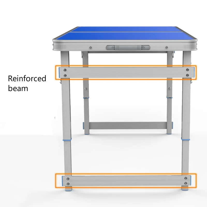 Strengthen Outdoor Foldable Table Household Simple Dining Desk Metal Portable with Umbrella Hole Light Camping Table with Stool Strengthen Outdoor Foldable Table Household Simple Dining Desk Metal Portable with Umbrella Hole Light Camping Table with Stool